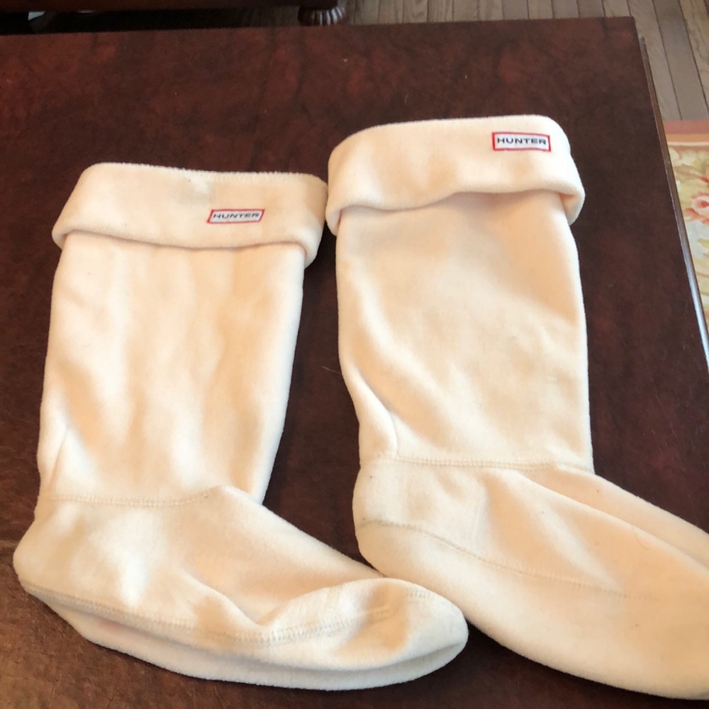 Hunter fleece boot socks